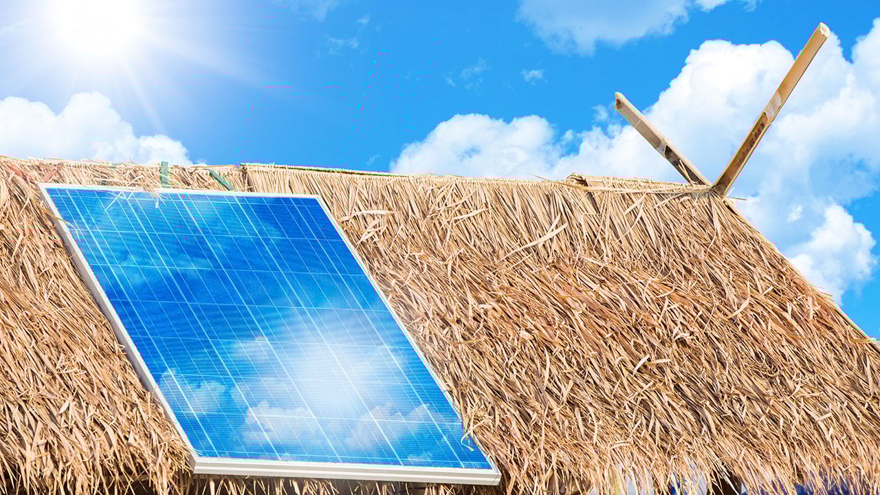 Solar Panel Blue Sky